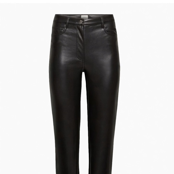 Aritzia Wilfred the Melina Pant Vegan Leather size 4 short length, never worn - Picture 6 of 11